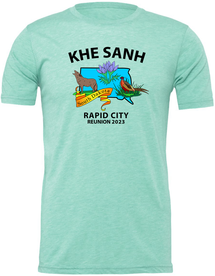 Khe Sanh Veterans 2023 Reunion Rapid City T-Shirt Heather Mint, Men&#39;s Size: Medium