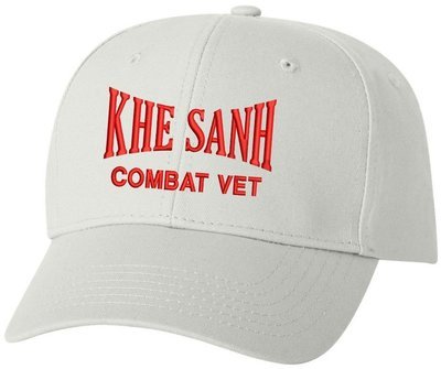 Khe Sanh Combat Vet Structured Cotton Cap White