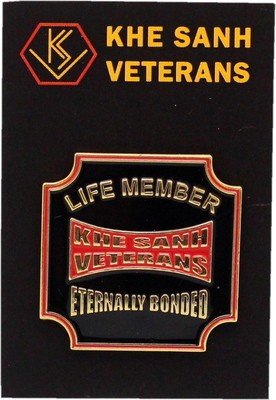Khe Sanh Veterans Life Member Lapel Pin