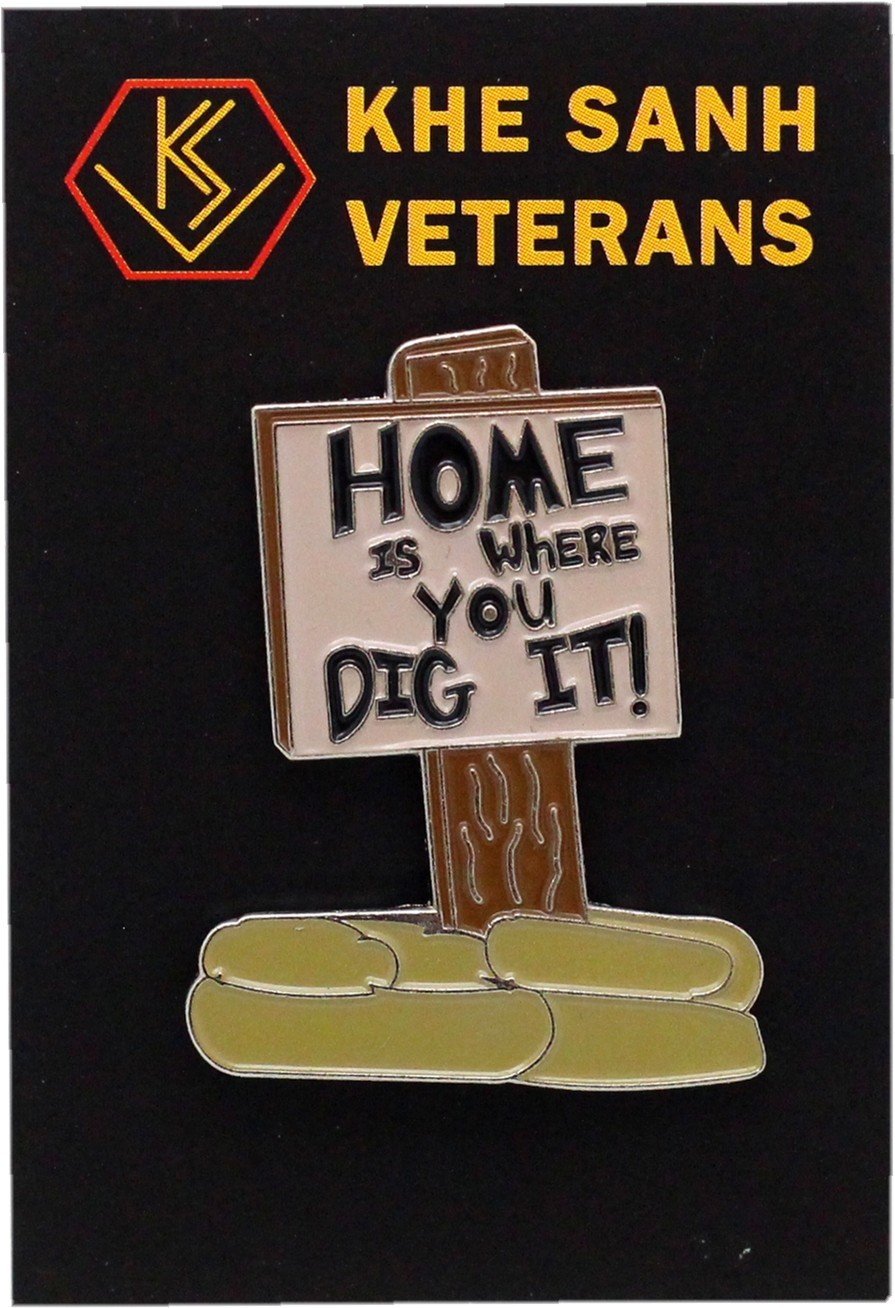 Home Is Where You Dig It Lapel Pin