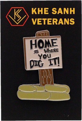 Home Is Where You Dig It Lapel Pin