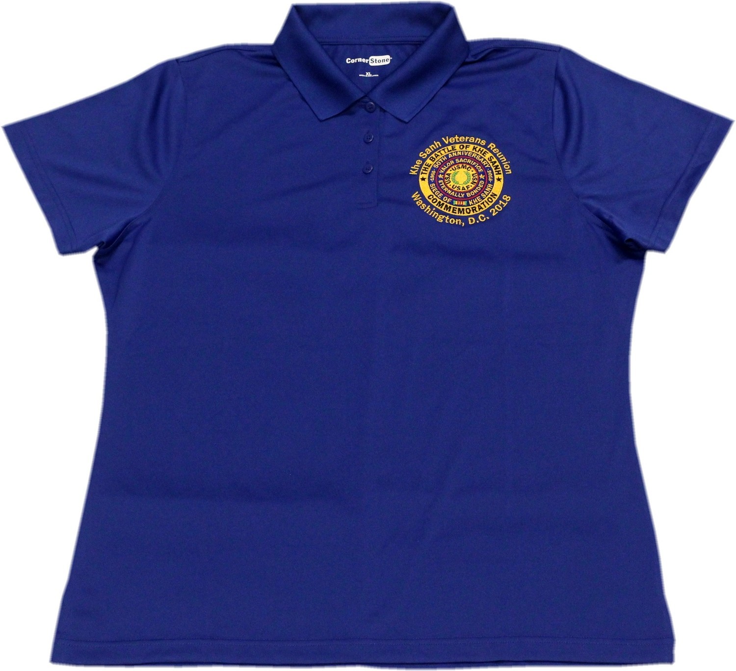 Khe Sanh Veterans 2018 Reunion Ladies Select Snag-Proof Polo, Women&#39;s Size: Small