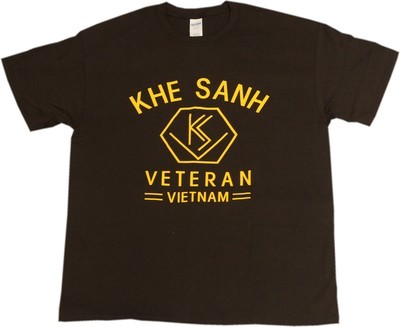 Khe Sanh Veteran Vietnam T-Shirt Brown