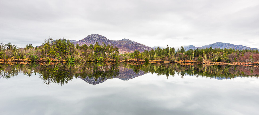 Lough Nabrucka, Connemara, Galway. Lough Nabrucka, Connemara, Galway.