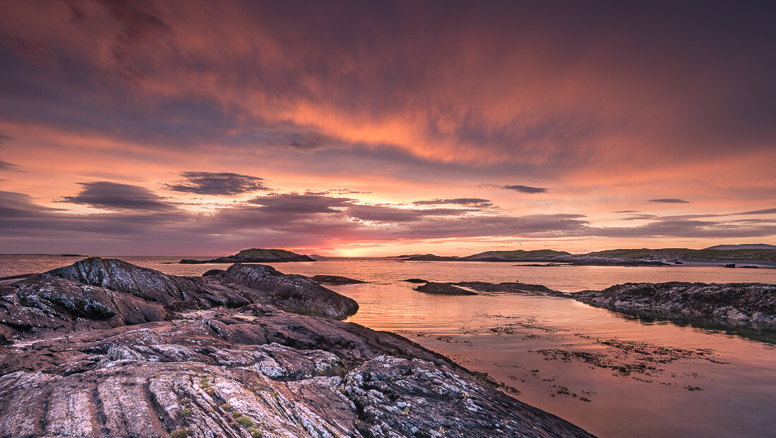 Glassilaun Sunset, Connemara, Galway - 1. Glassilaun Sunset, Connemara, Galway - 1.