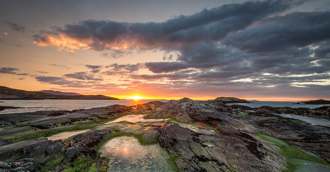 Glassilaun Sunset, Connemara, Galway -2. Glassilaun Sunset, Connemara, Galway -2.