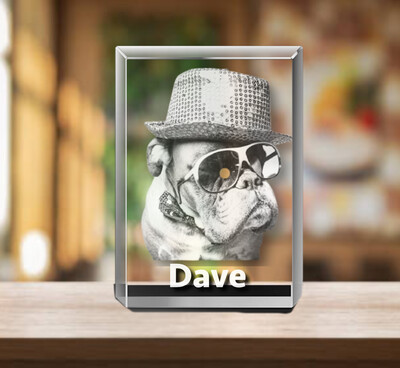 3D Photo Crystal Rectangle