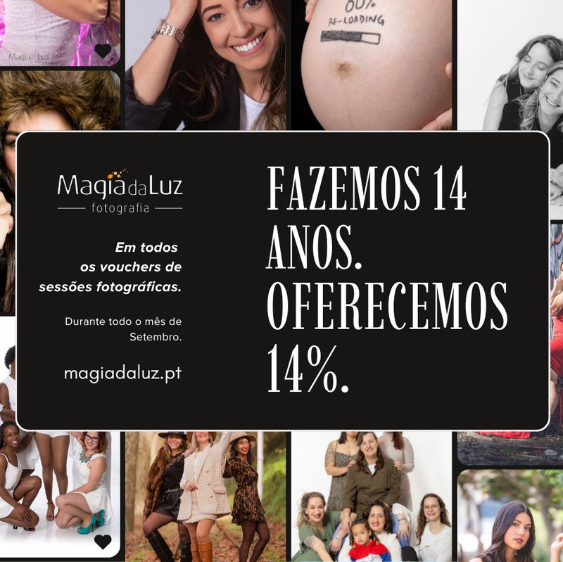 Voucher para Sessão Fotográfica de 1 hora Voucher para Sessão Fotográfica de 1 hora