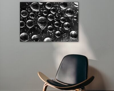 ARTHENTIC Akustikbillede 70 x 100 cm - Dark drops