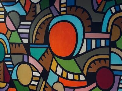 ARTHENTIC Akustikbillede 70 x 100 cm  - Di strada
