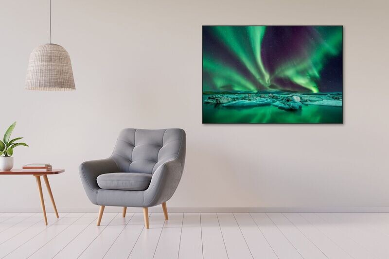 ARTHENTIC Akustikbillede 70 x 100 cm  - Glacier