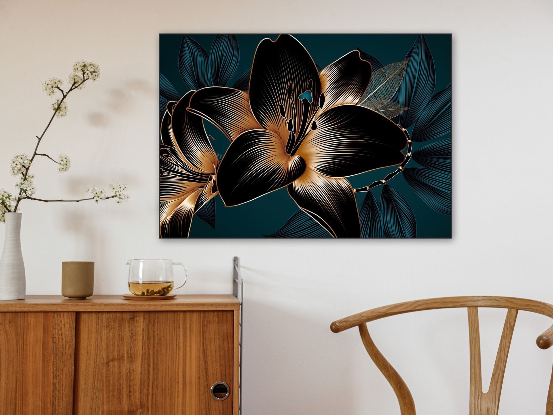 ARTHENTIC Akustikbillede 70 x 100 cm - Emerald