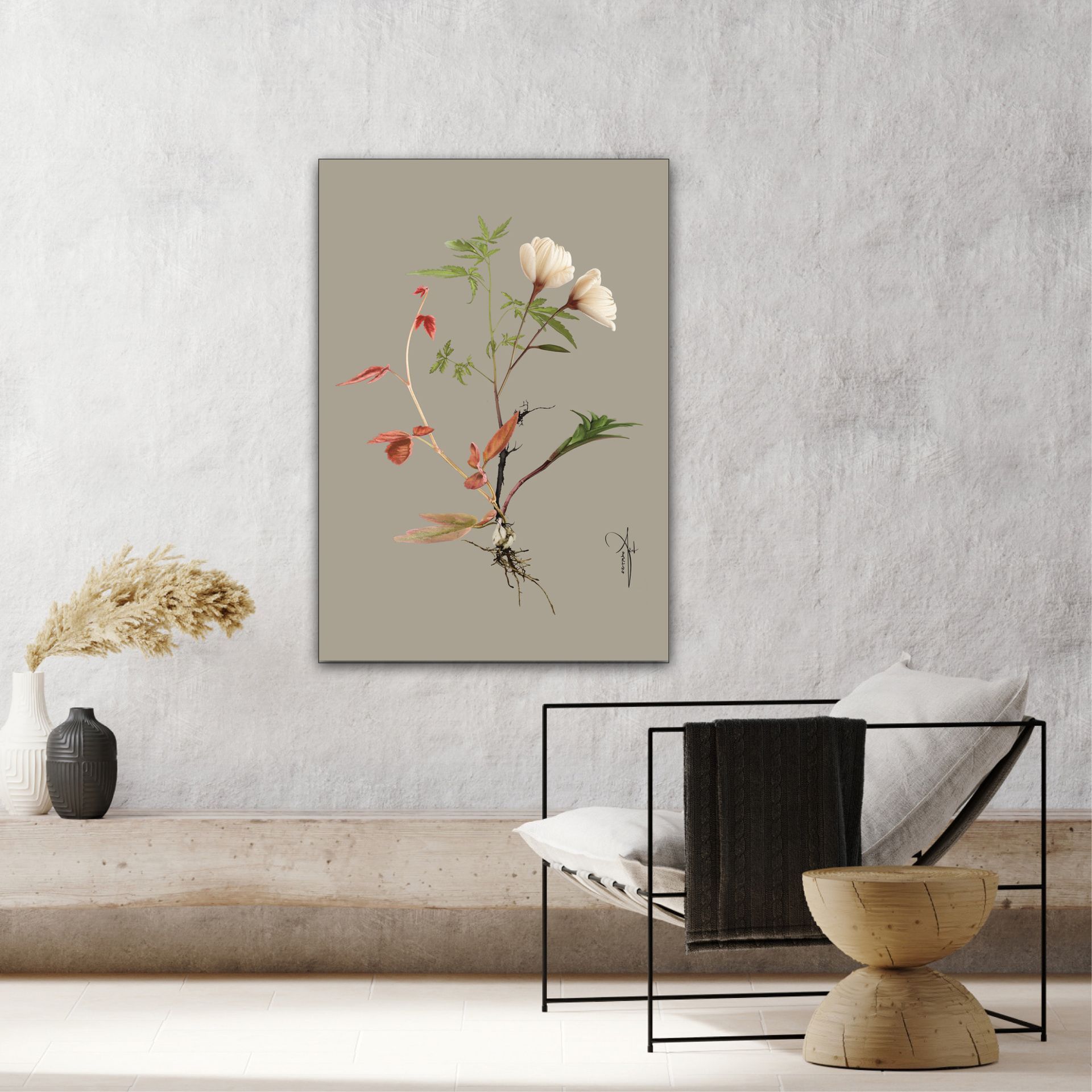 ARTHENTIC Akustikbillede | BOTANICAL GREY III by Rikke Darling