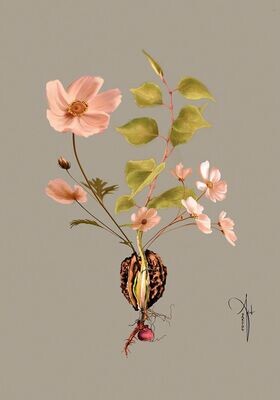 ARTHENTIC Akustikbillede | BOTANICAL GREY IV by Rikke Darling