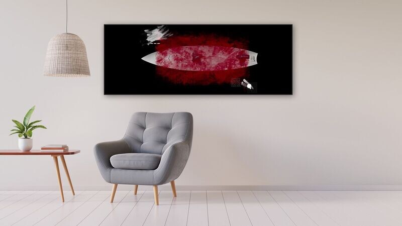 ARTHENTIC Akustikbillede - Board Mercedes red