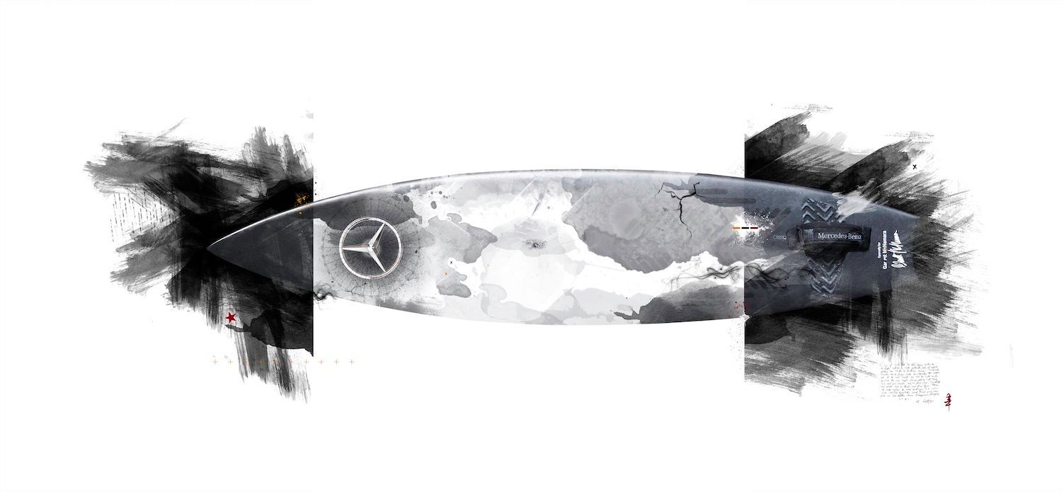 ARTHENTIC Akustikbillede - Board Mercedes