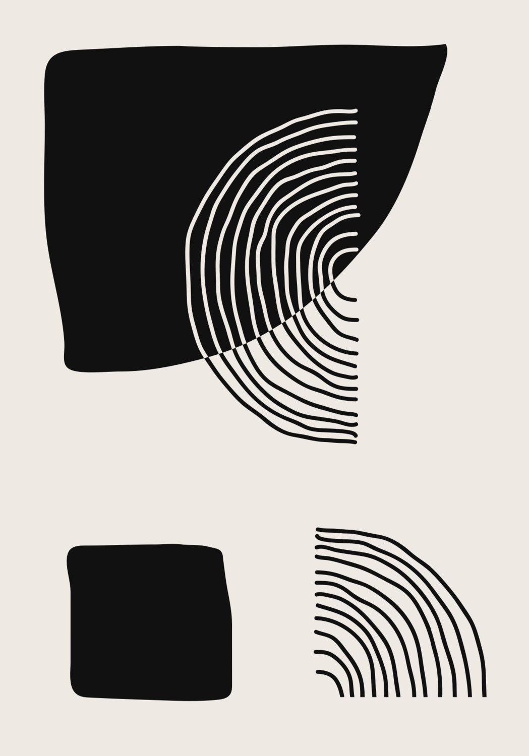 ARTHENTIC Akustikbillede 70 x 100 cm  - ABSTRACT 4 ARTHENTIC Akustikbillede 70 x 100 cm  - ABSTRACT 4