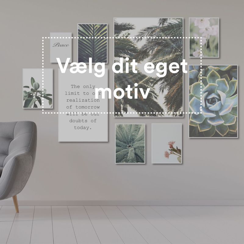ARTHENTIC Akustikbillede - Collage - Vælg selv motiv