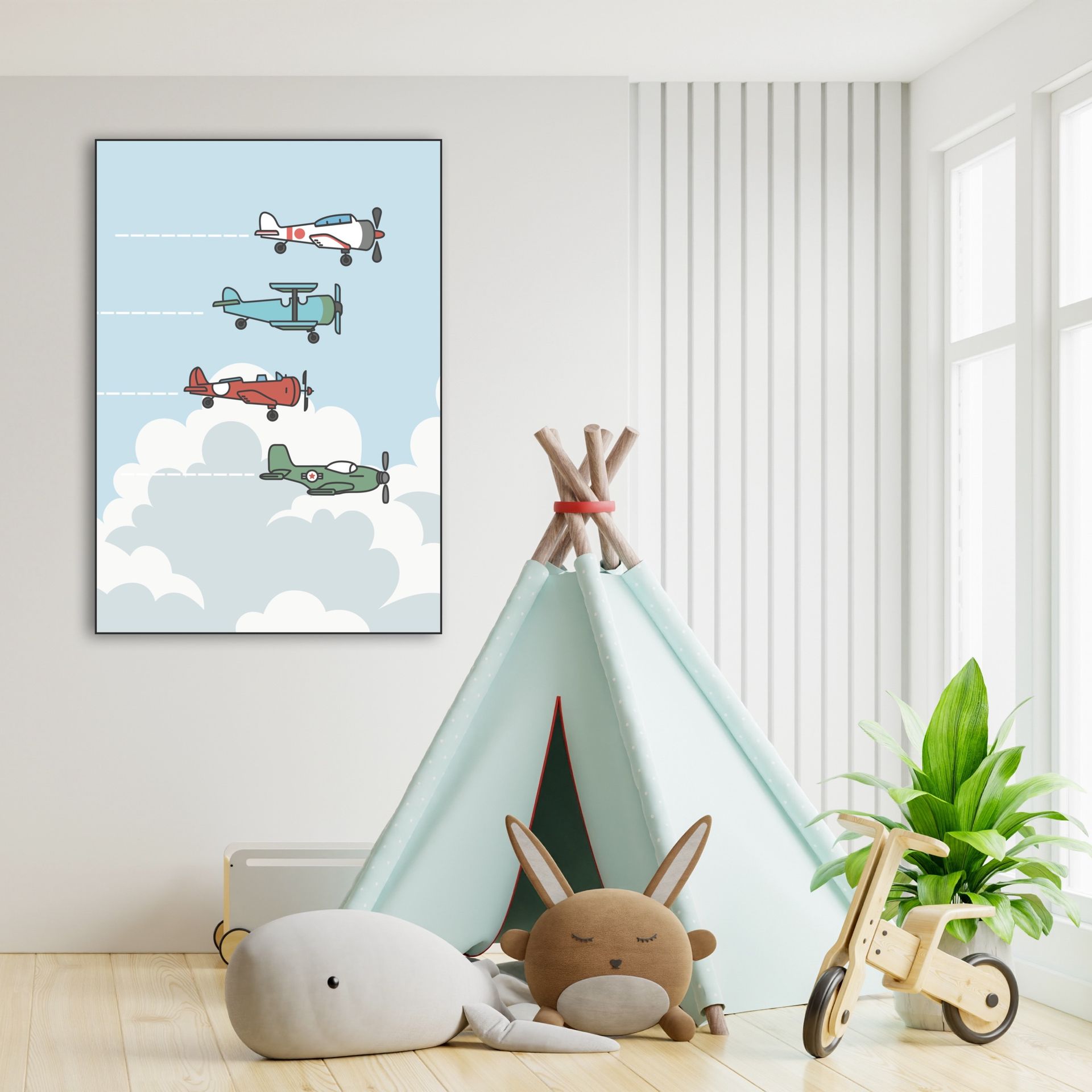 ARTHENTIC Akustikbillede - SMÅ PILOTER | Vilsa kids art