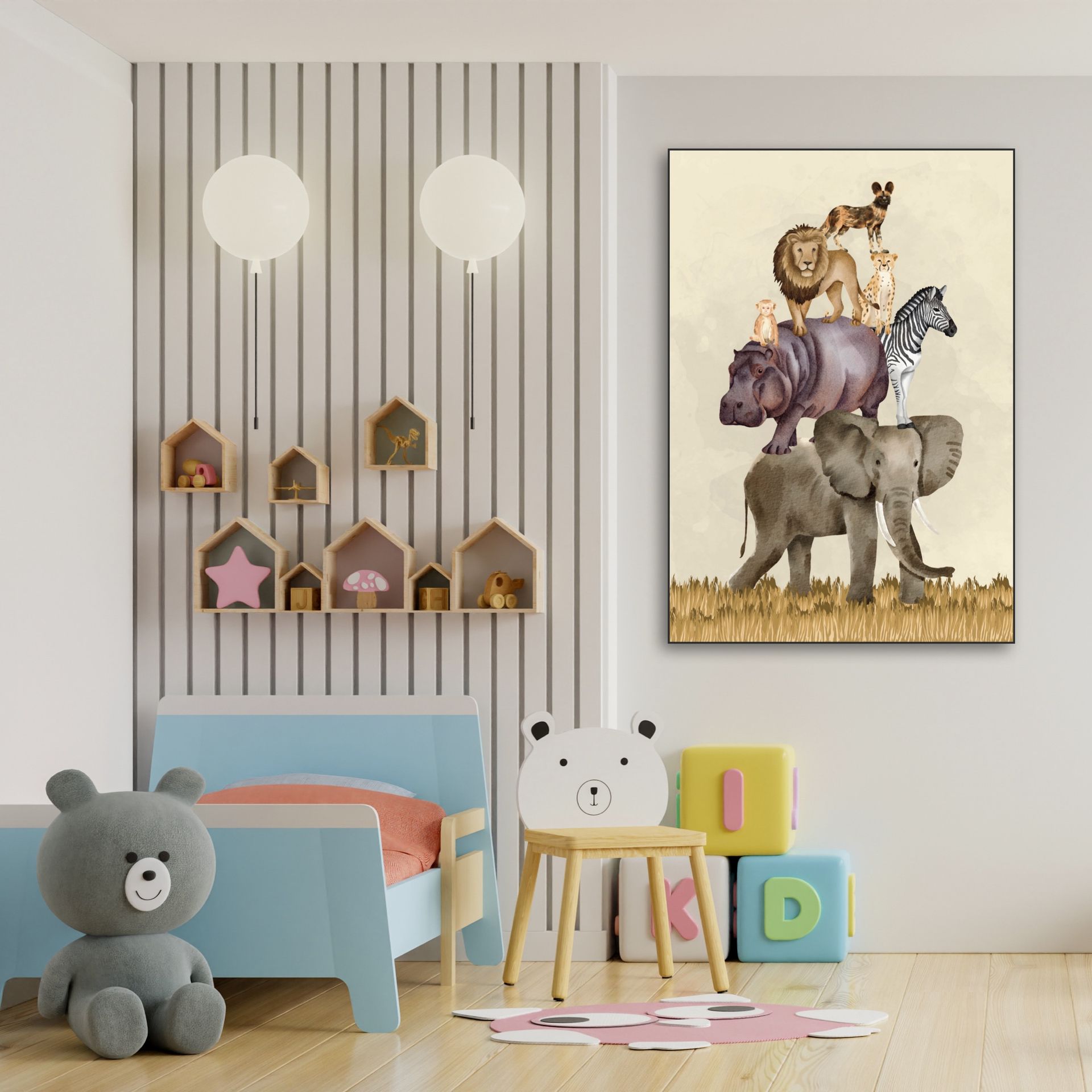 ARTHENTIC Akustikbillede - ZOO | Vilsa kids art