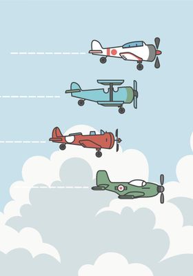 ARTHENTIC Akustikbillede - SMÅ PILOTER | Vilsa kids art