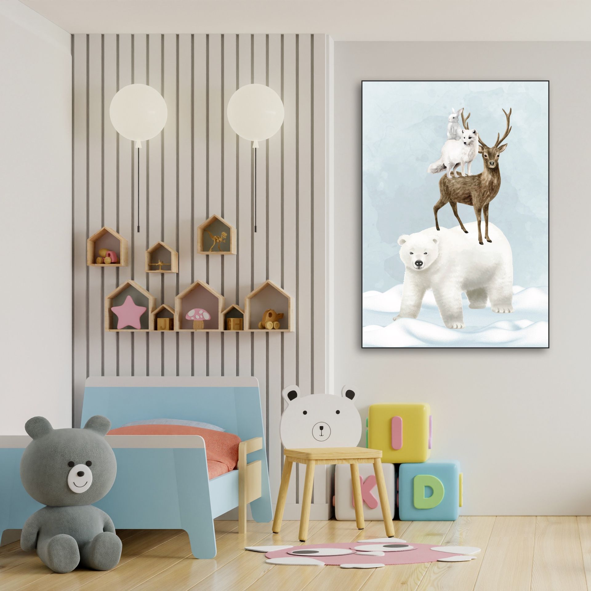 ARTHENTIC Akustikbillede - NORDENS DYR | Vilsa kids art