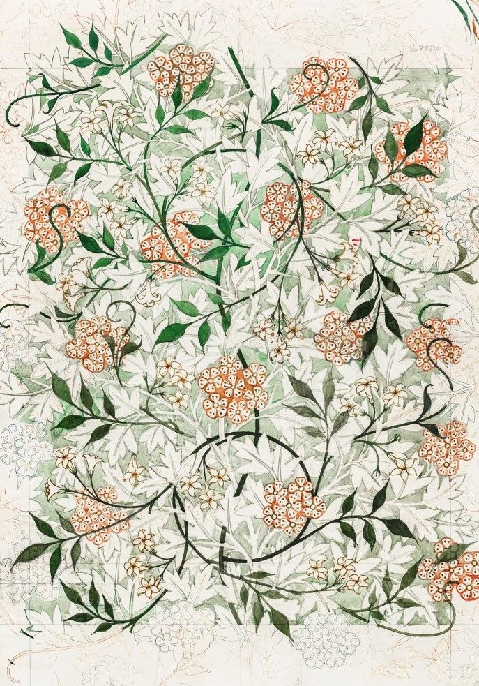 ARTHENTIC Akustikbillede 70 x 100 cm  - William Morris Vilsa