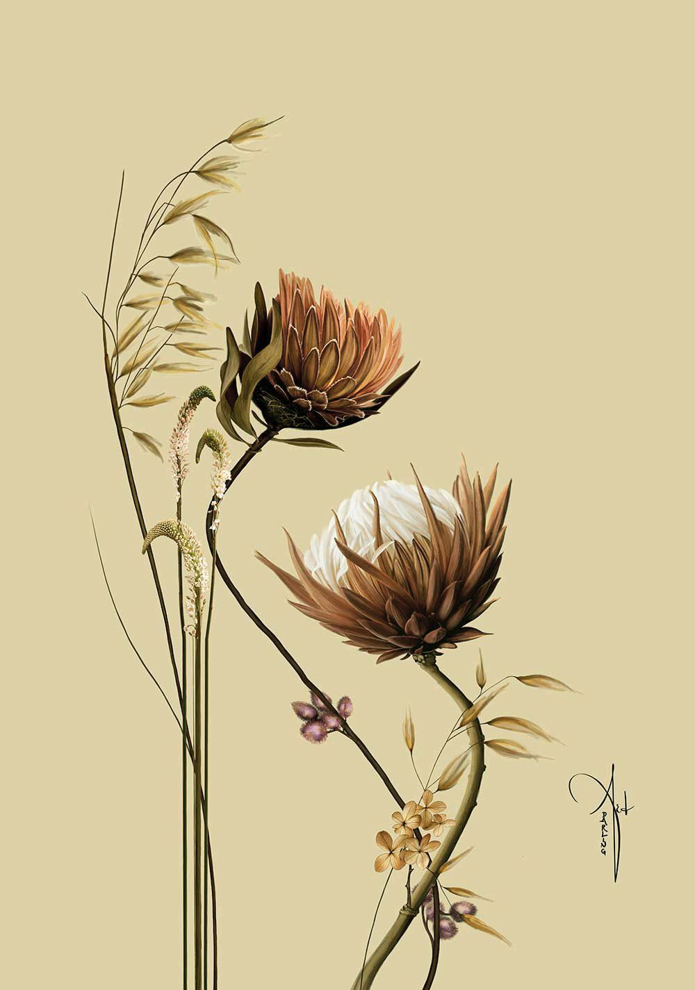ARTHENTIC Akustikbillede |  FLORAL II by Rikke Darling