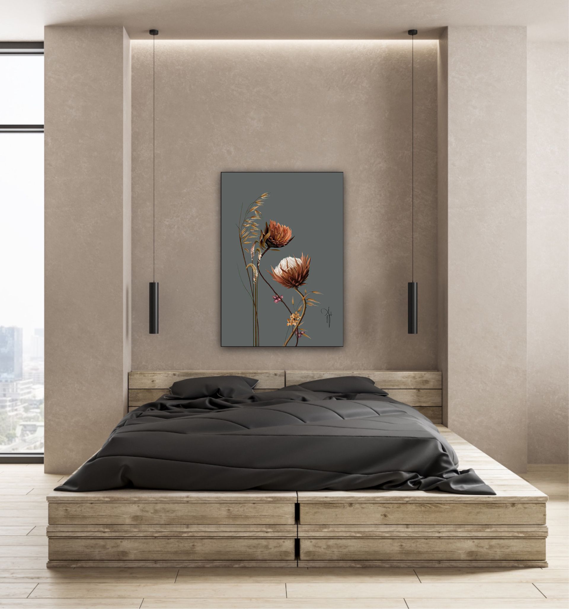 ARTHENTIC Akustikbillede |  FLORAL IV by Rikke Darling