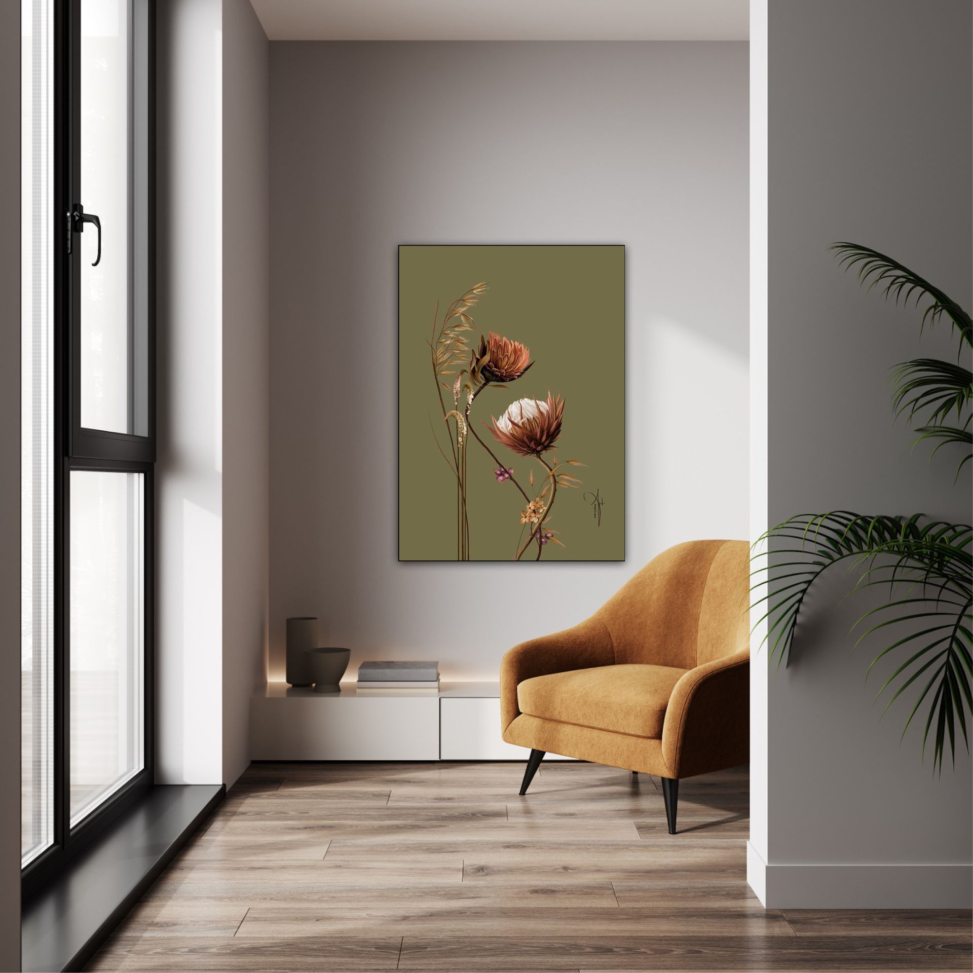 ARTHENTIC Akustikbillede |  FLORAL III by Rikke Darling