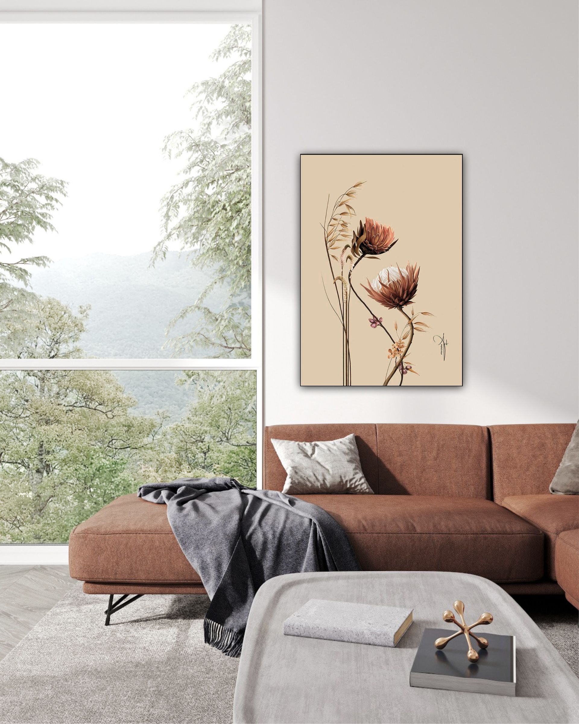 ARTHENTIC Akustikbillede |  FLORAL II by Rikke Darling