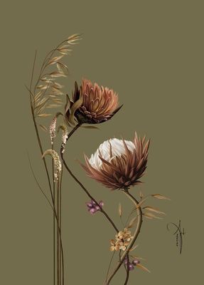 ARTHENTIC Akustikbillede |  FLORAL III by Rikke Darling