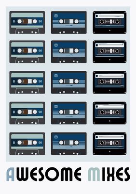 ARTHENTIC Akustikbillede 70 x 100 cm  -  Awesome mixes Vilsa