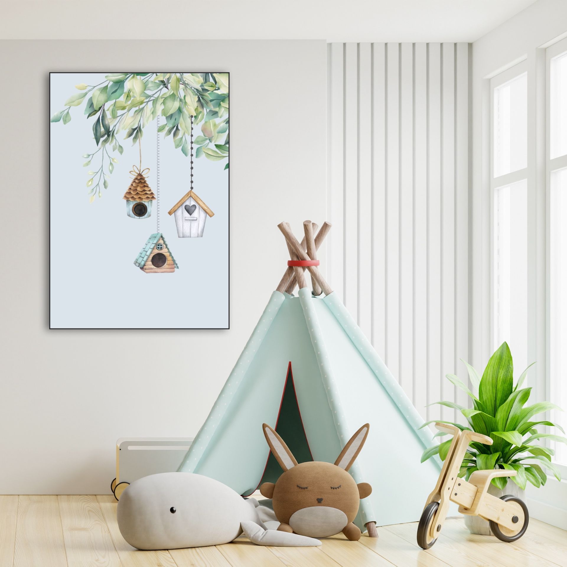 ARTHENTIC Akustikbillede - FUGLEHUSE | Vilsa kids art