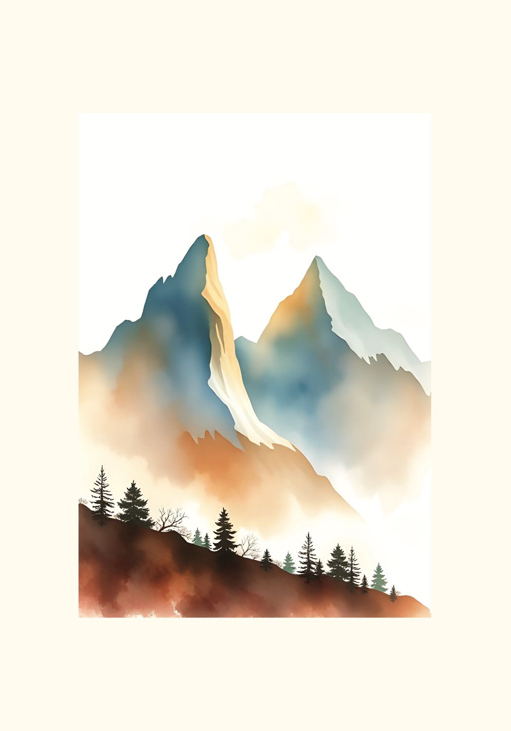 Scandinavian Serenity V | ARTHENTIC Akustikbillede 70 x 100 cm