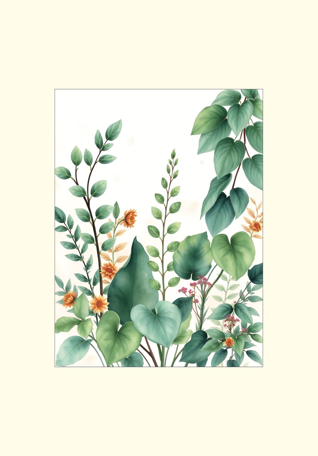 BLOOMING ACOUSTICS II | ARTHENTIC Akustikbillede 70 x 100 cm