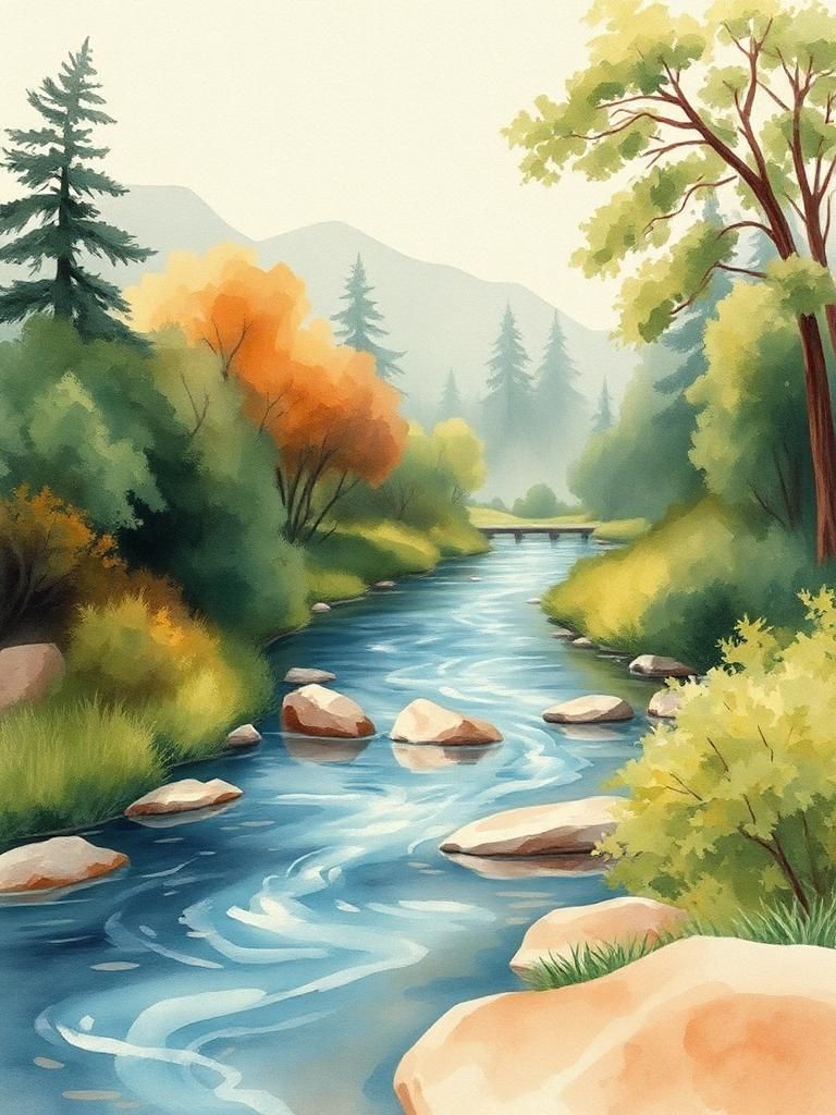 VALLÈE II | ARTHENTIC Akustikbillede 70 x 100 cm