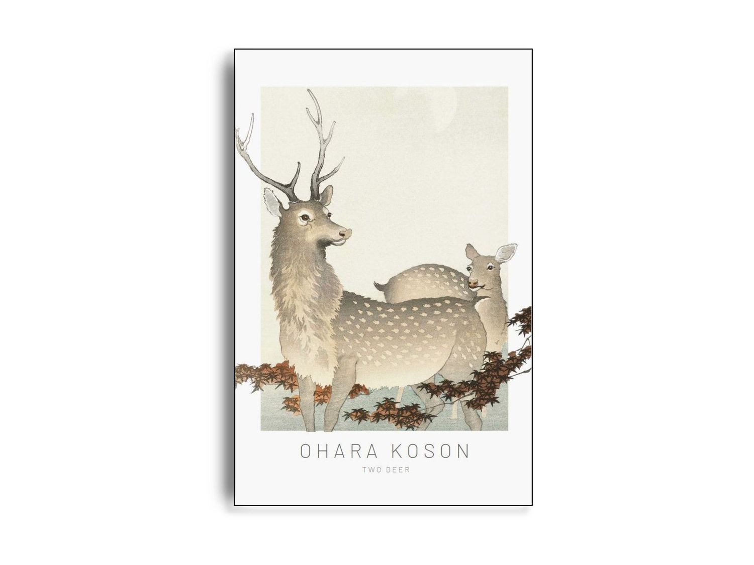 ARTHENTIC Akustikbillede 70 x 100 cm  - Two deer Vilsa