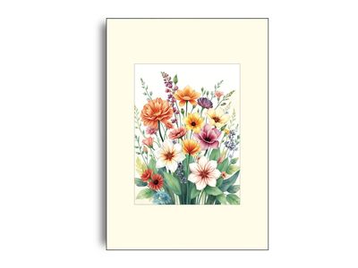 BLOOMING ACOUSTICS III | ARTHENTIC Akustikbillede 70 x 100 cm