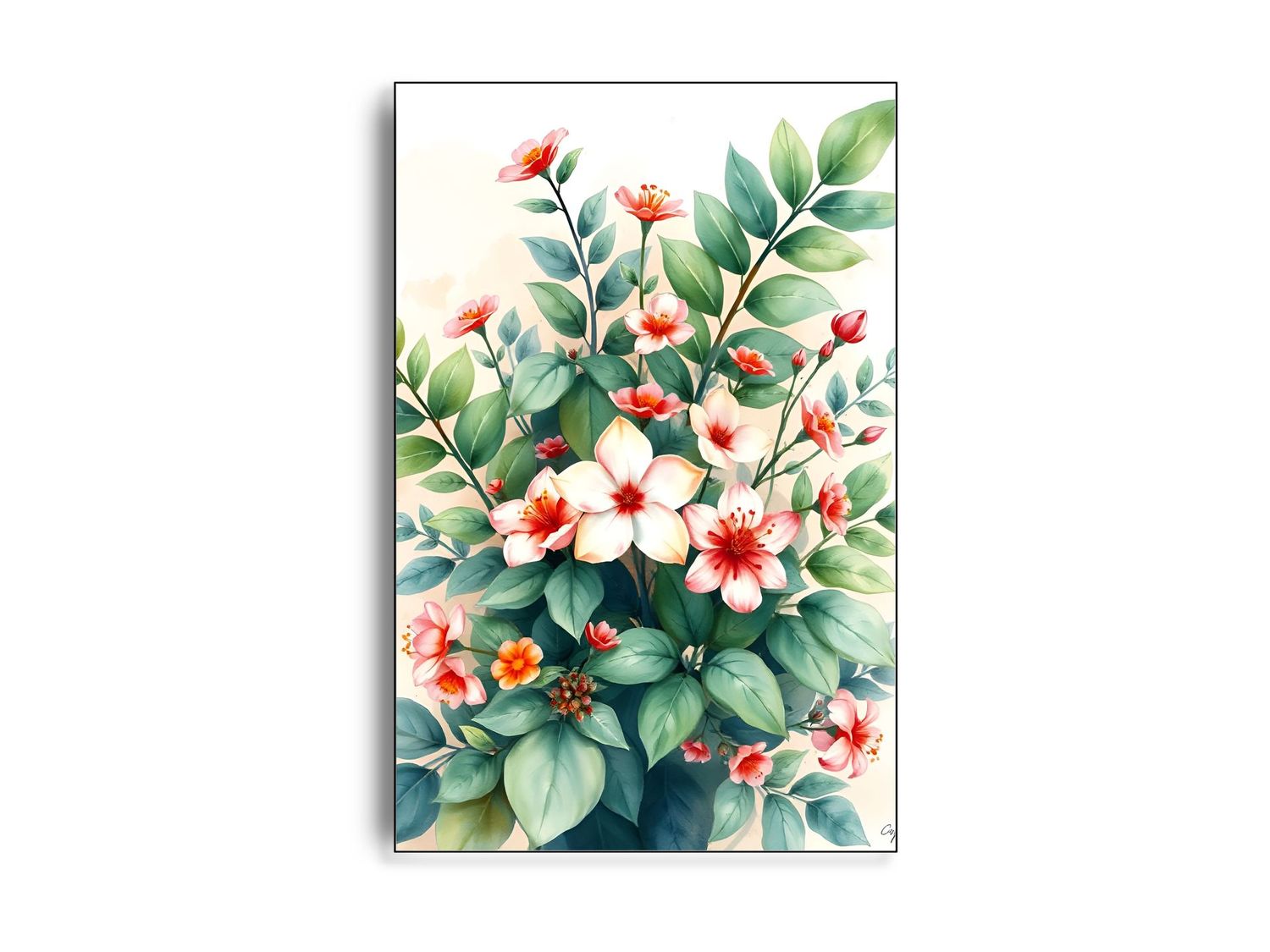 BLOOMING ACOUSTICS I | ARTHENTIC Akustikbillede 70 x 100 cm