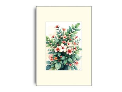 BLOOMING ACOUSTICS I | ARTHENTIC Akustikbillede 70 x 100 cm