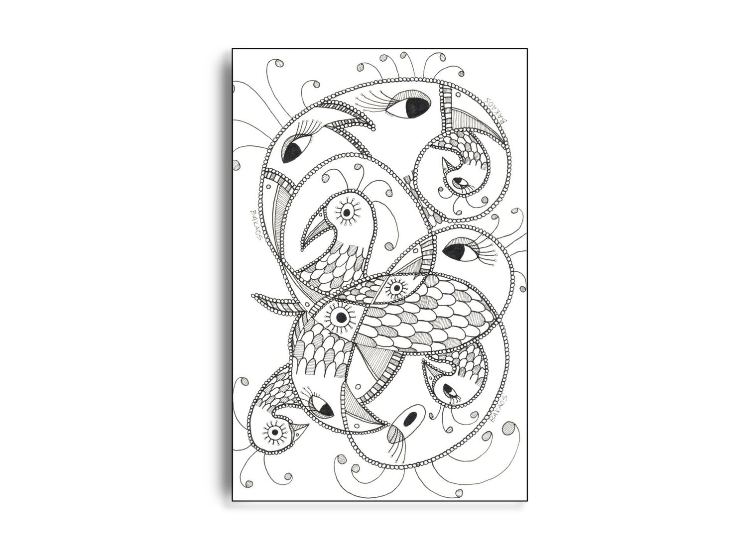 Fanget i midten - Art By BAKAOS - ARTHENTIC Akustikbillede