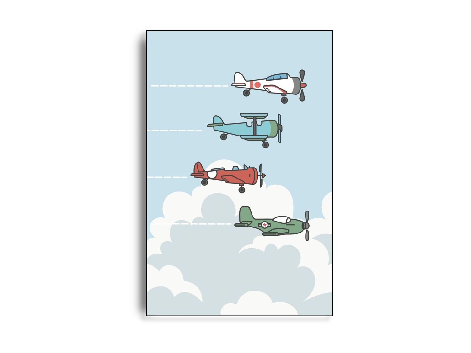 ARTHENTIC Akustikbillede - SMÅ PILOTER | Vilsa kids art