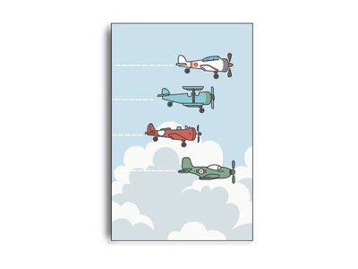 ARTHENTIC Akustikbillede - SMÅ PILOTER | Vilsa kids art