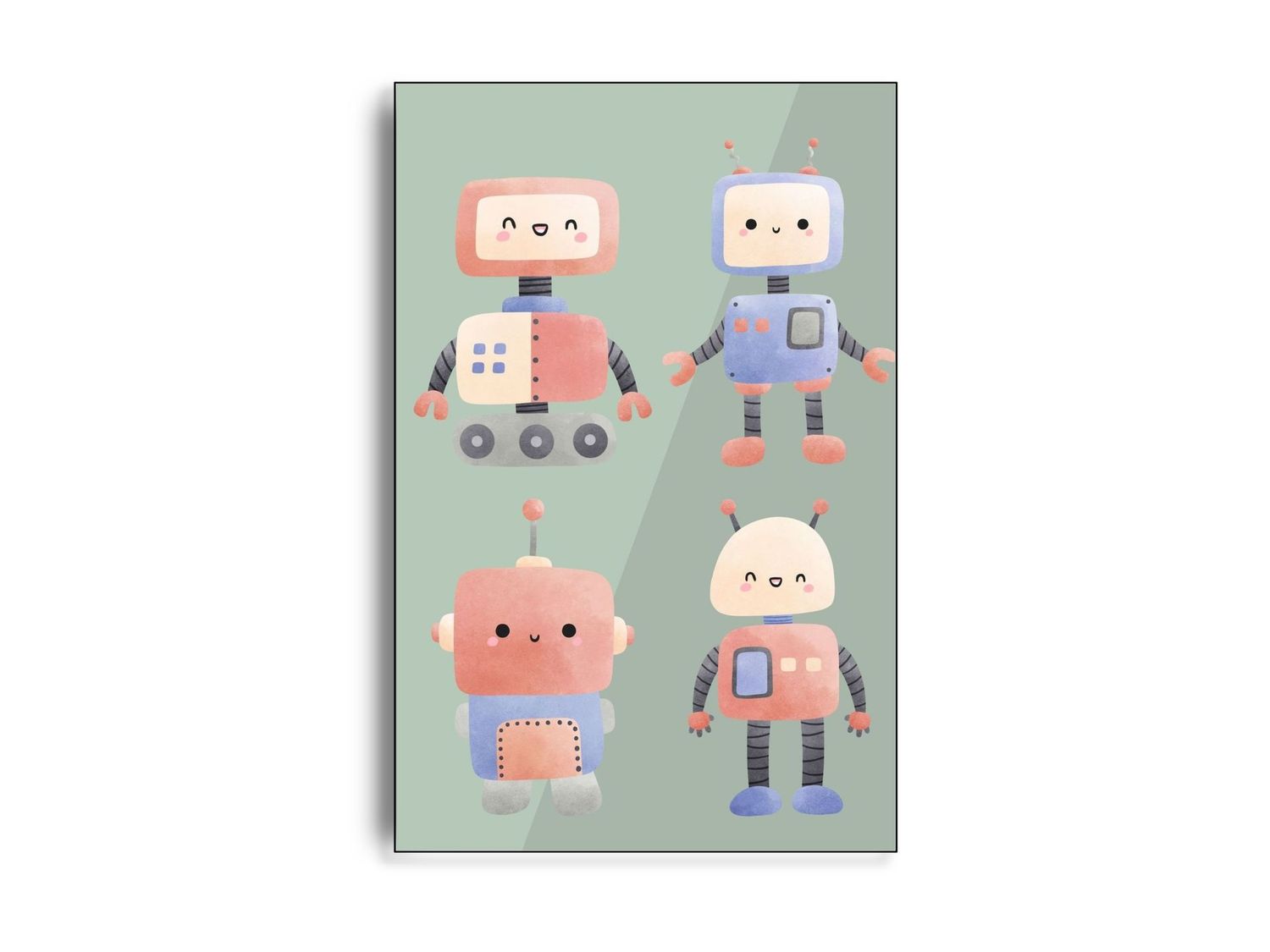 ARTHENTIC Akustikbillede - ROBOTS | Vilsa kids art