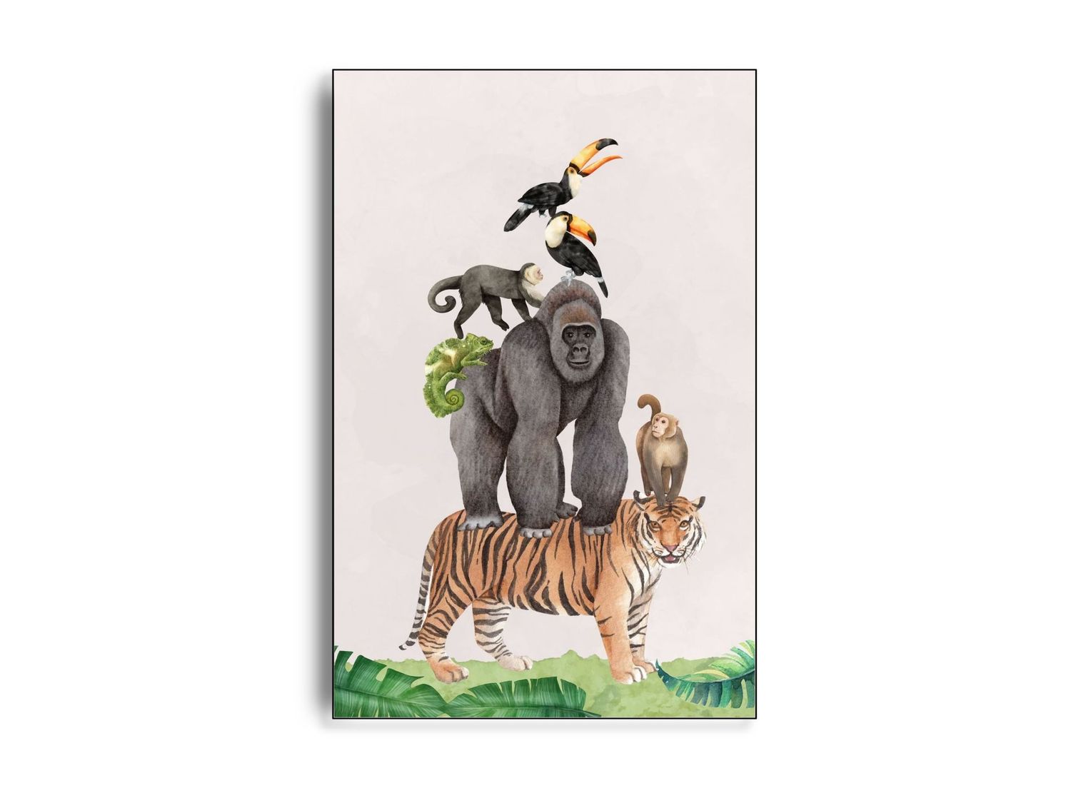 ARTHENTIC Akustikbillede - JUNGLE TÅRN | Vilsa kids art