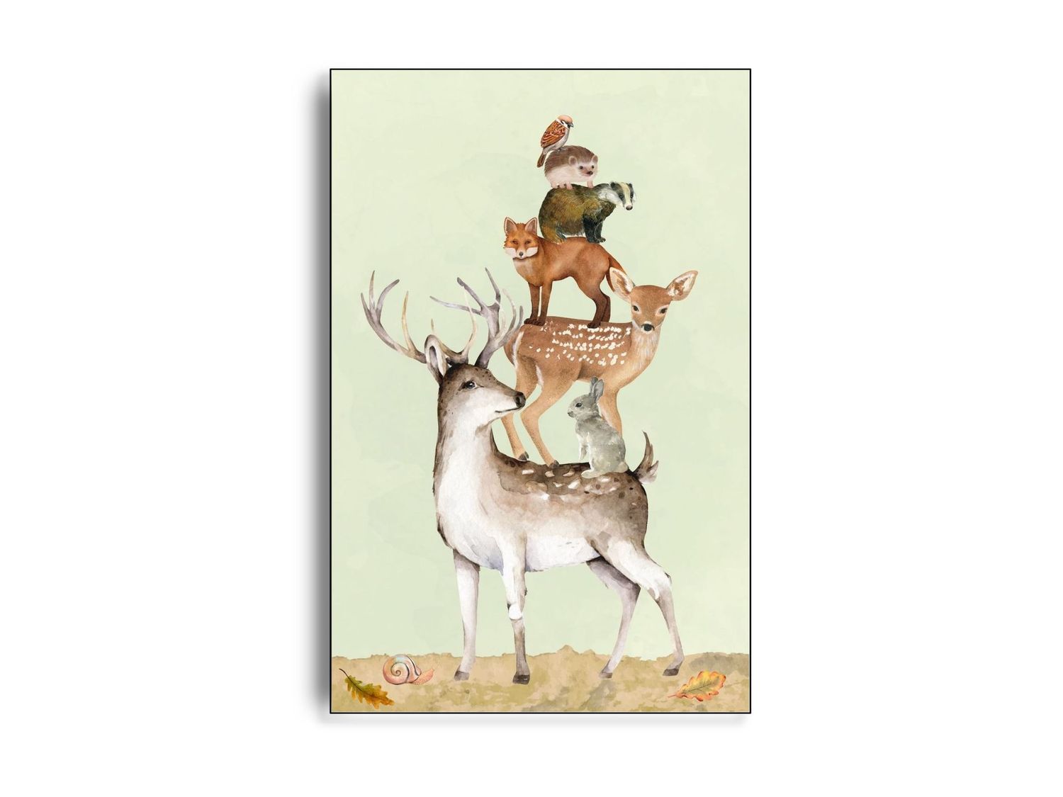 ARTHENTIC Akustikbillede - SKOVDYR TÅRN | Vilsa kids art