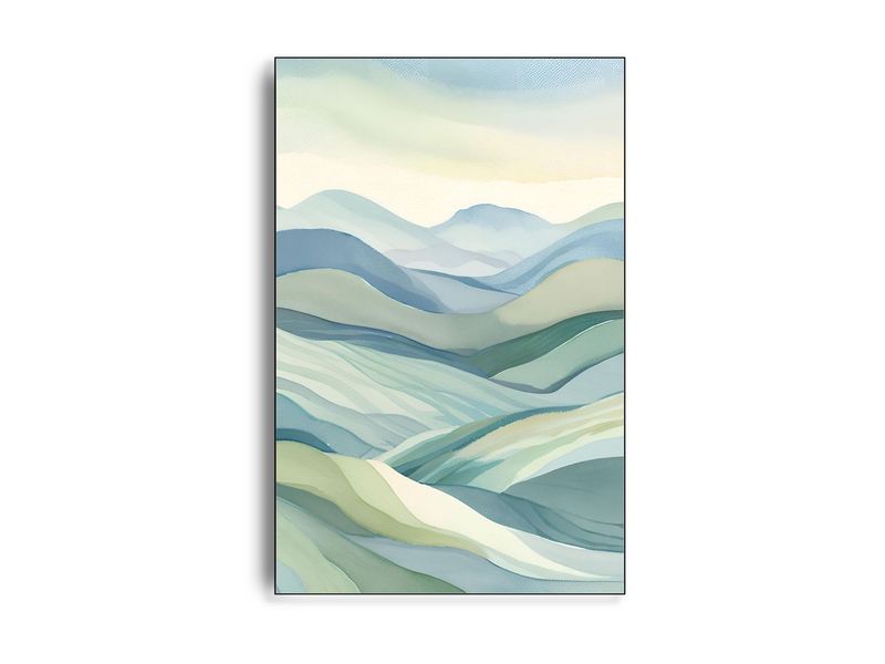 ARTHENTIC Akustikbillede 70 x 100 cm  - Waving hills Vilsa