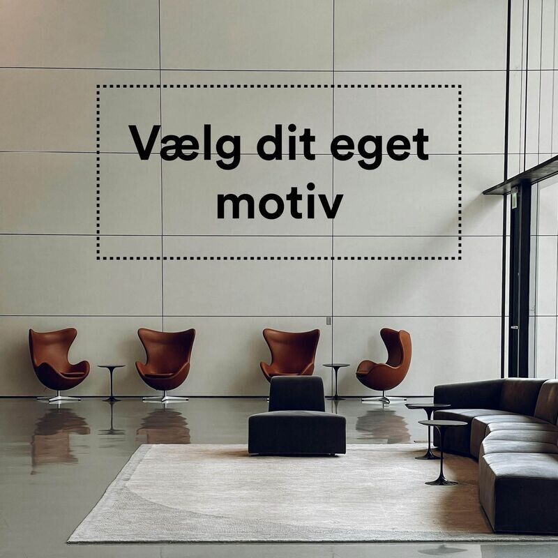 ARTHENTIC Akustikbillede | Alu ramme |  40 x 100 cm - Vælg selv motiv