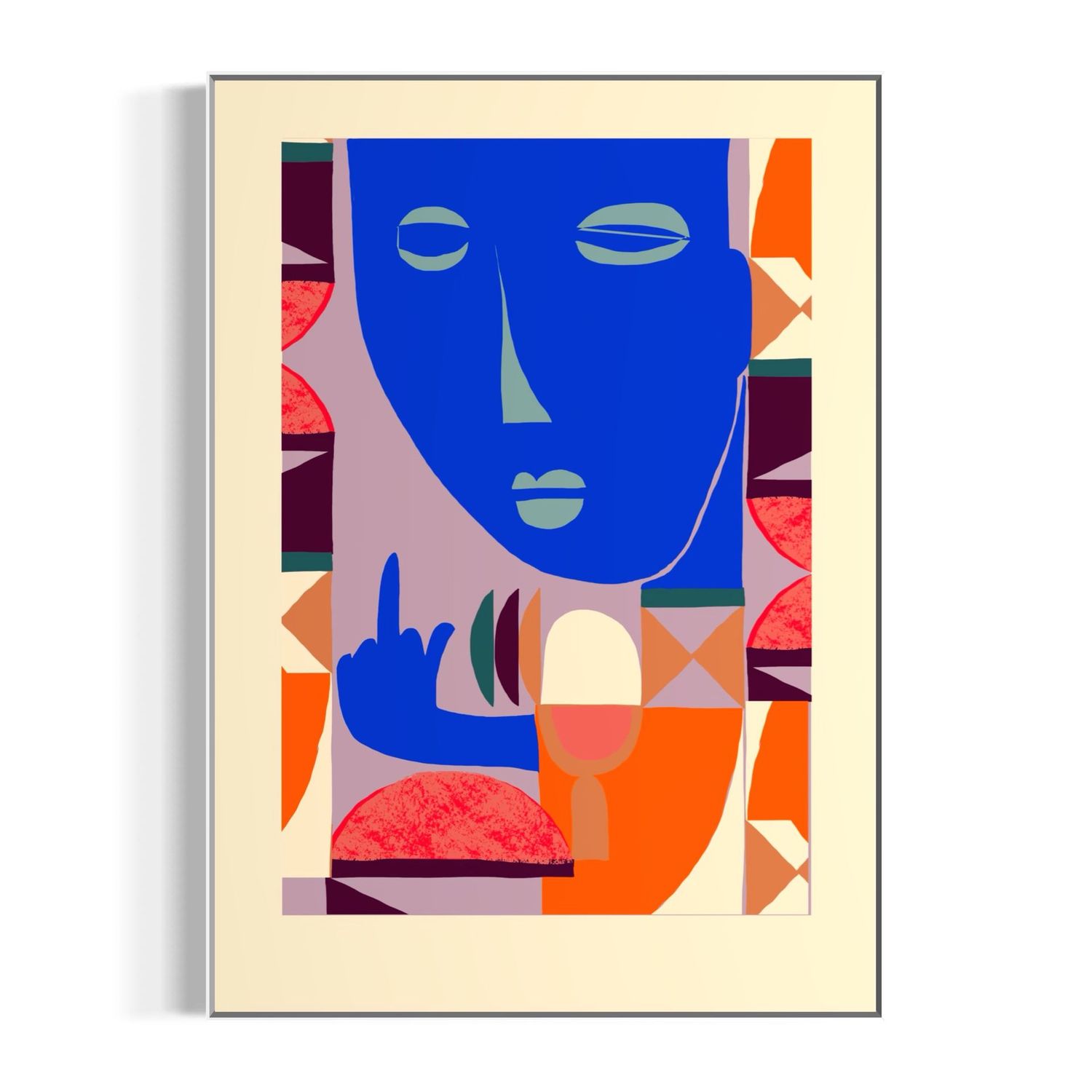 ARTHENTIC Akustikbillede | Blue Girl by Tine Helleshøj